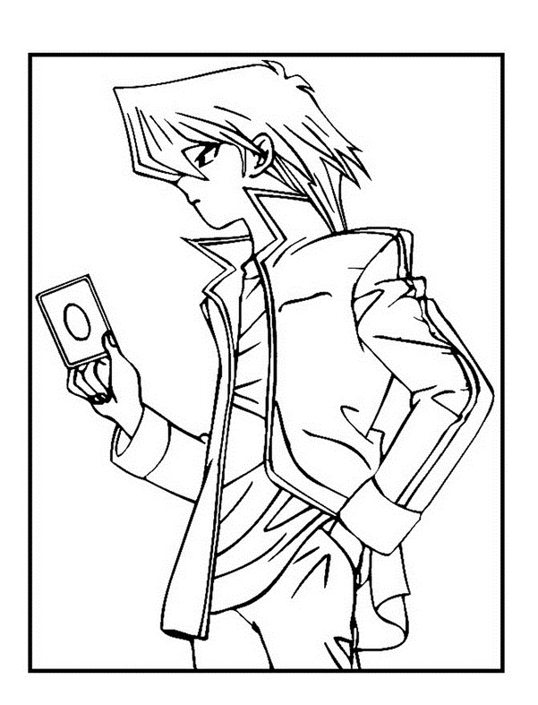 Free printable yugioh coloring pages for kids