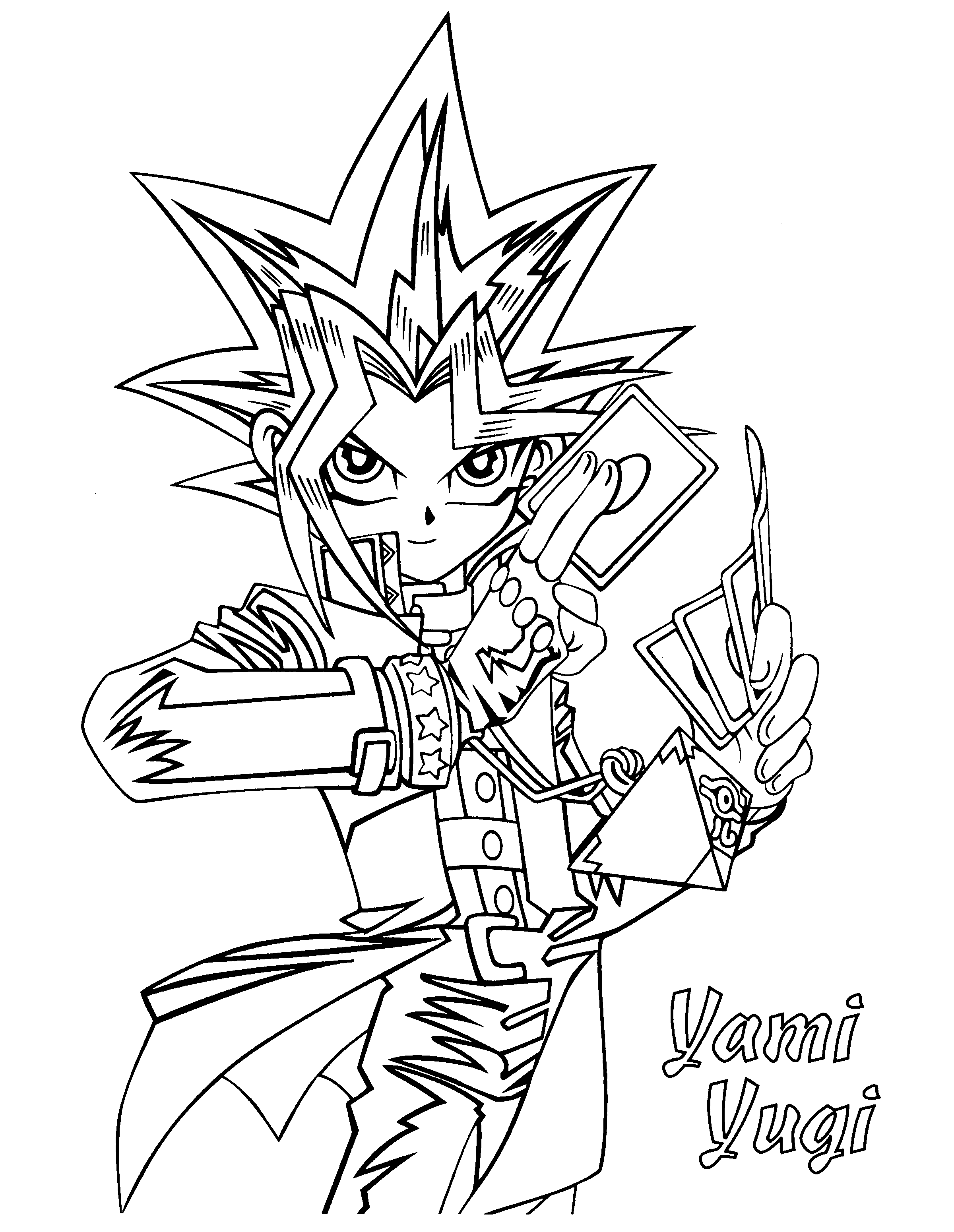 Free printable yugioh coloring pages for kids