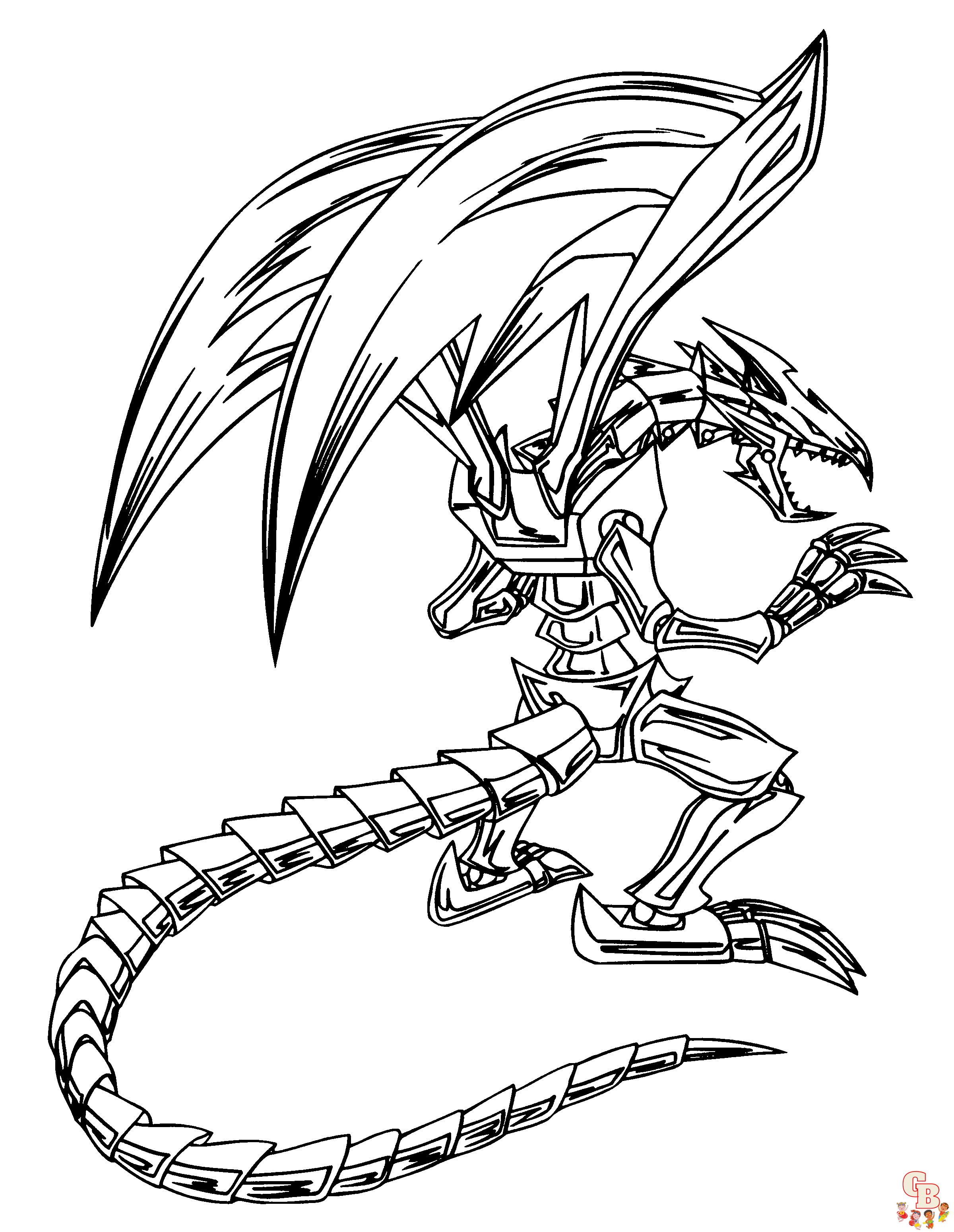 Free yugioh coloring pages for kids