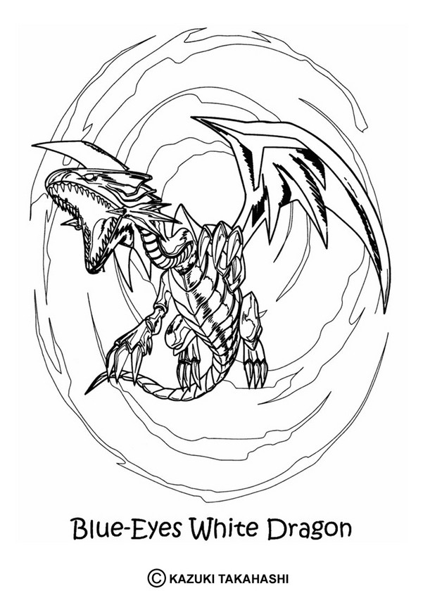 White dragon coloring pages