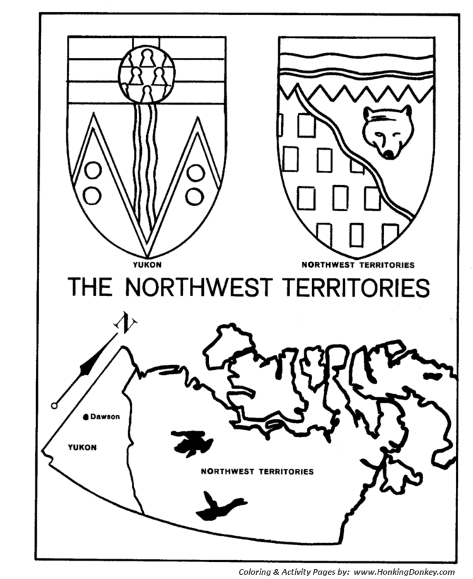 Canada day coloring pages