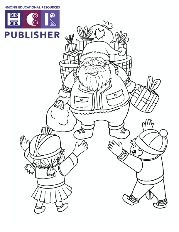 A hmong winter wonderland coloring book â her publisher