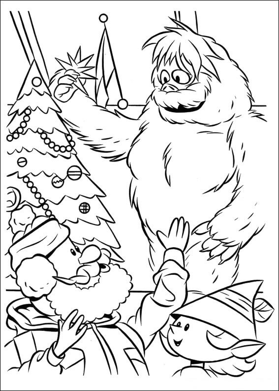 Yukon cornelius and snowmonster fãrbung seite