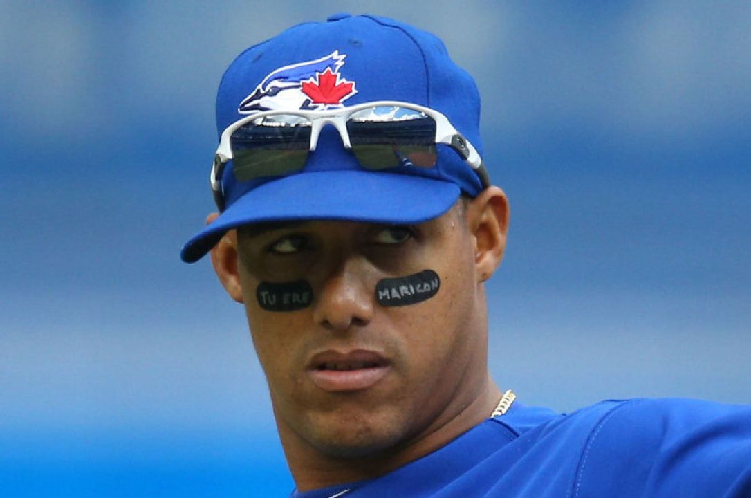 Blue jays yunel escobar played game with homophobic slur written across eye black the star