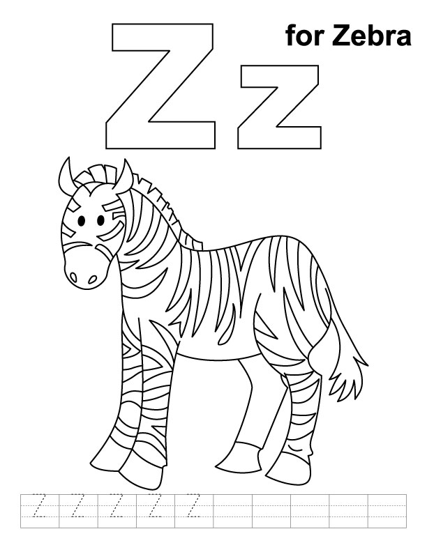 Z for zebra coloring page with handwriting practice download free z for zebra coloring page with handwriting practice for kids best coloring pages