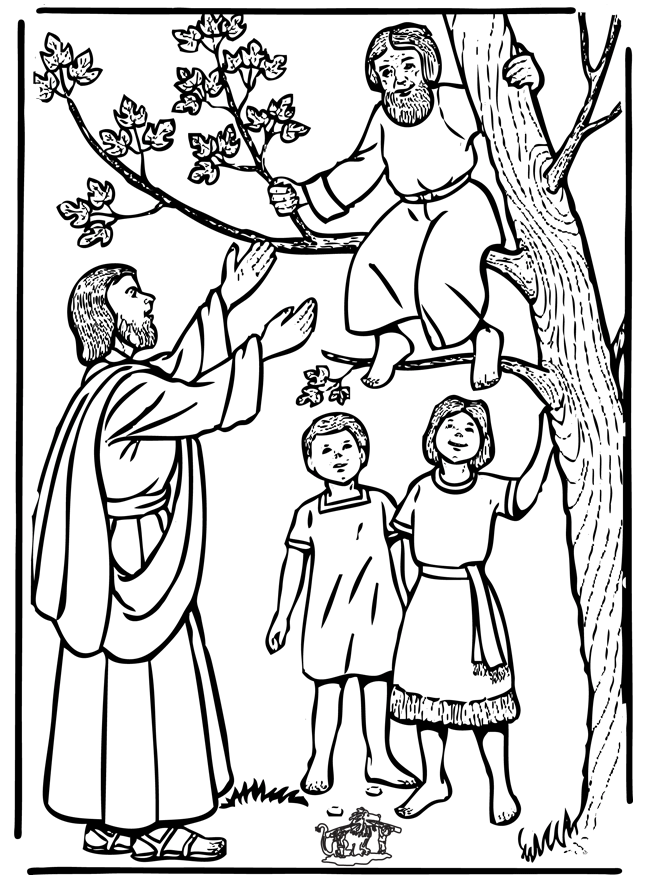 Zacchaeus and jesus