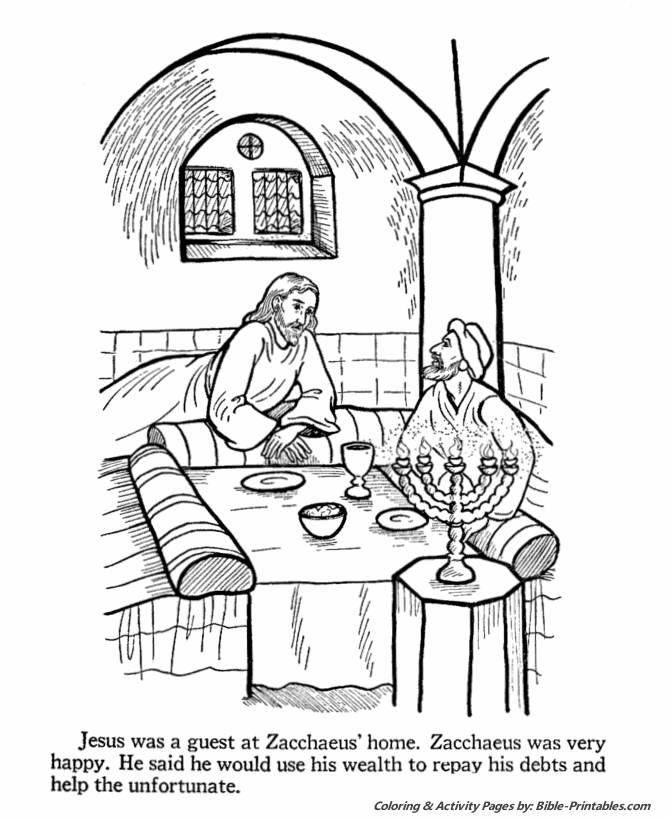 Jesus teaches coloring pages