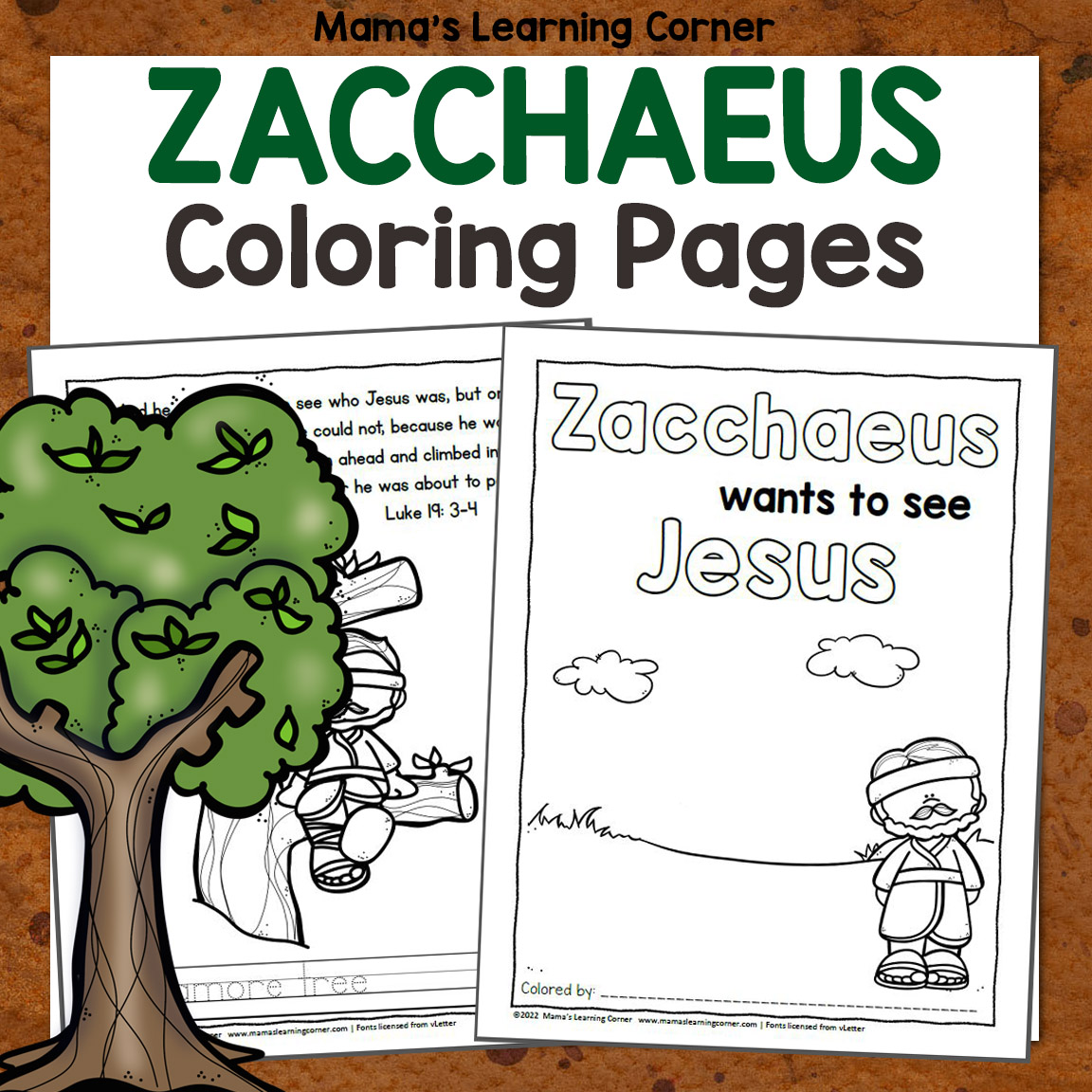 Zacchaeus coloring pages made by teachers