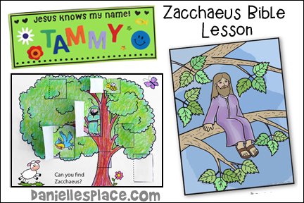 Zacchaeus bible lesson â younger children