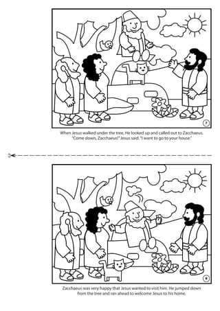 Zacchaeus meets jesus coloring book pdf