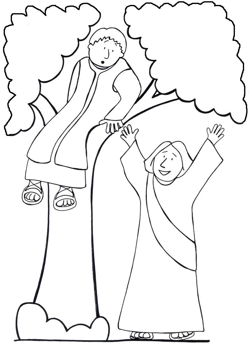 Zacchaeus free coloring pages sketch coloring page zacchaeus sunday school coloring pages bible coloring pages