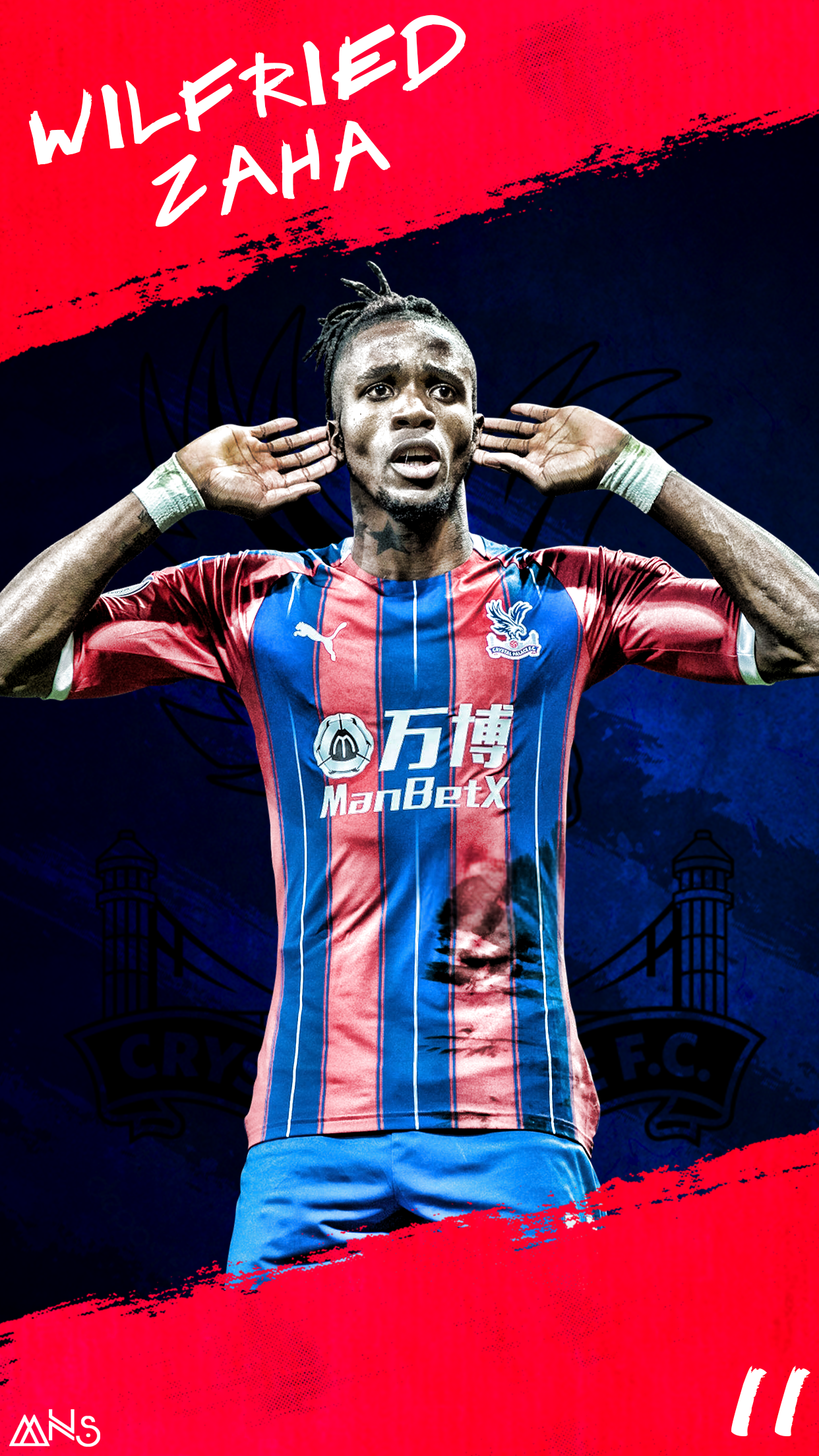 Wilfried zaha football players drawing people zaha