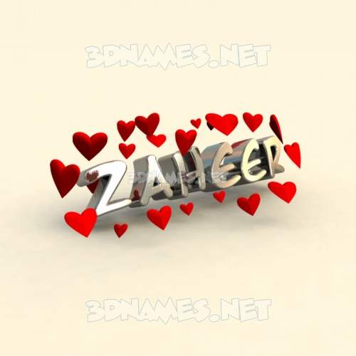 Preview of in love d name for zaheer