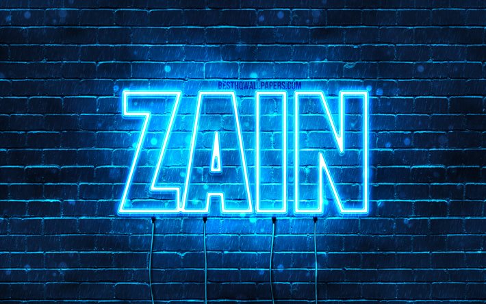 Download wallpapers zain k wallpapers with names horizontal text zain name blue neon lights picture with zain name for desktop free pictures for desktop free