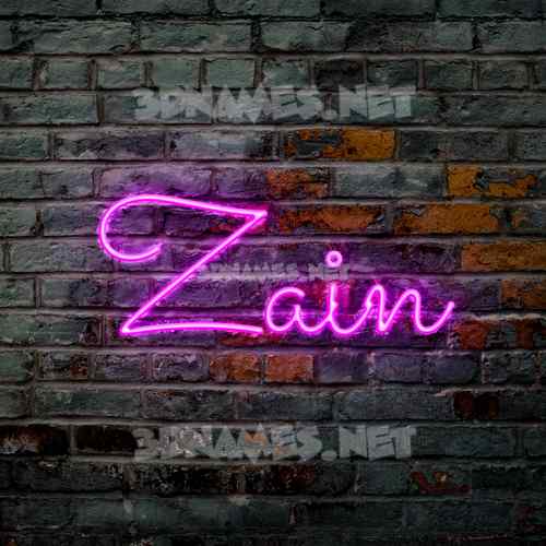 Preview of pink graffiti d name for zain