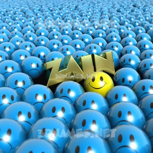 Preview of special smileys d name for zain