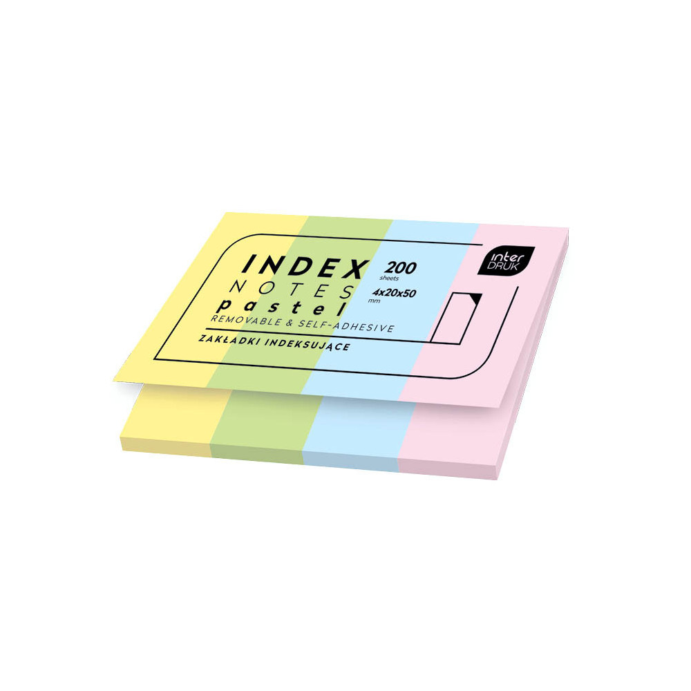 Zakåadki indeksujä ce pastel index notes