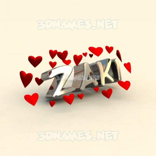 Preview of in love d name for zaki