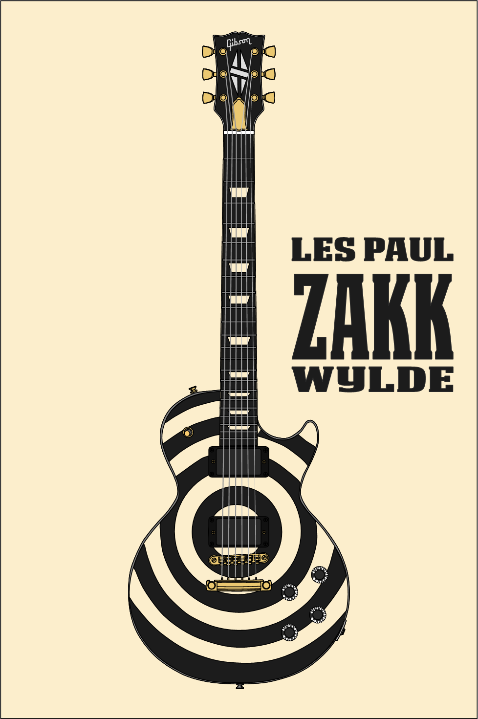 Gibson les paul zakk wylde custom by pullerwhip on