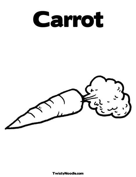 Carrot coloring page coloring pages classroom crafts color