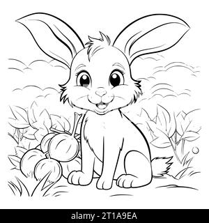 Carrot coloring pages printable black and white stock photos images