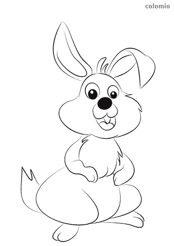 Rabbits coloring pages free printable rabbit coloring sheets