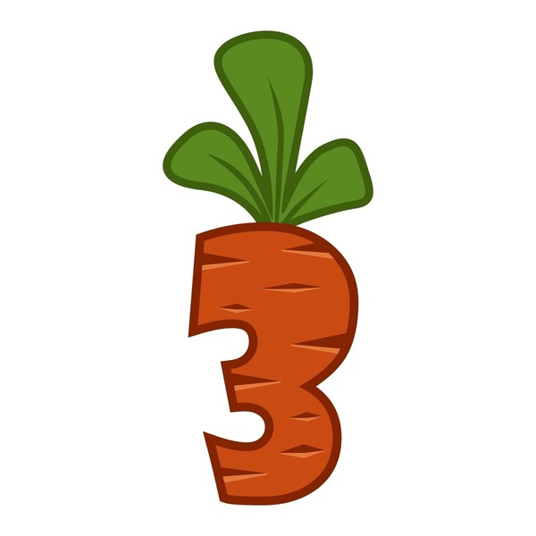 Thousand carrot font royalty