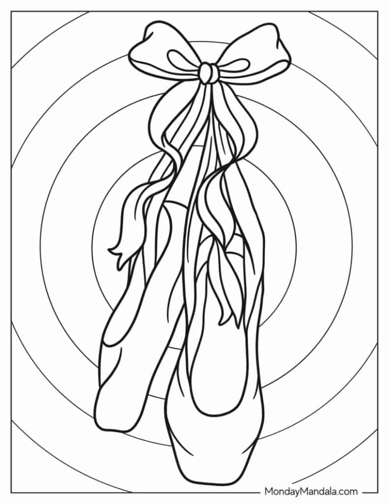 Shoe coloring pages free pdf printables