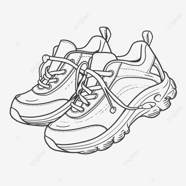 Dibujo de zapatos para caminar imprimibl colorear quema pãgina vector png dibujos dibujo de ala dibujo de zapato dibujo de anillo png y vector para dcargar gratis