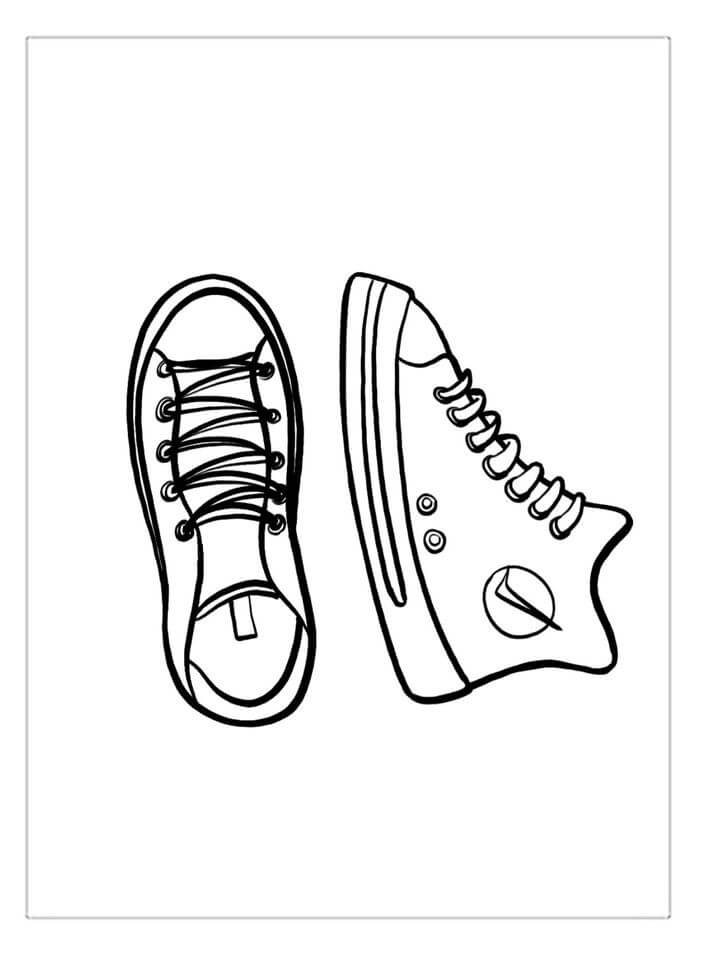 Zapatos perfectos para colorear imprimir e dibujar â