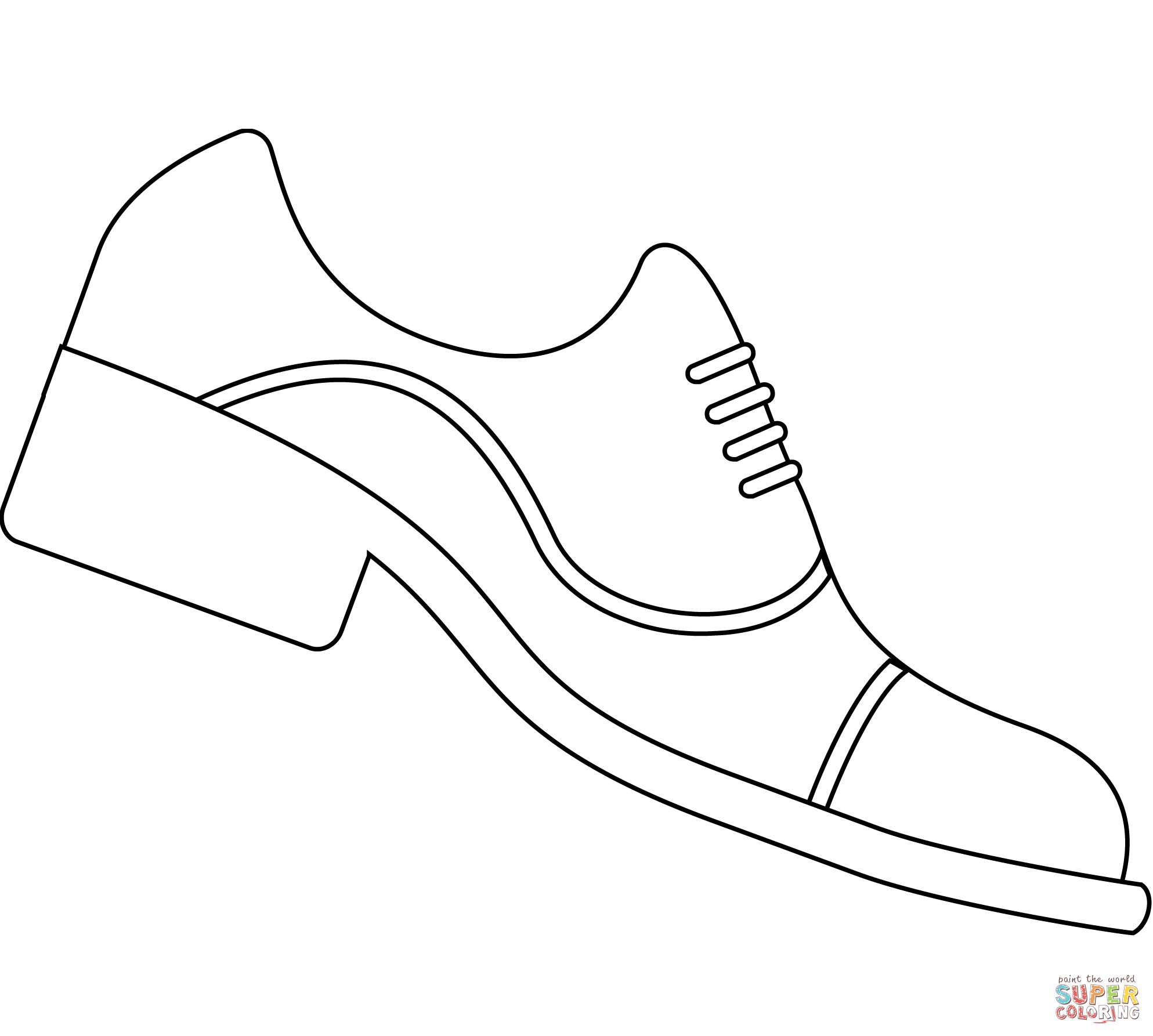 Dibujo de emoji de zapatos de hombre para colorear dibujos para colorear imprimir gratis