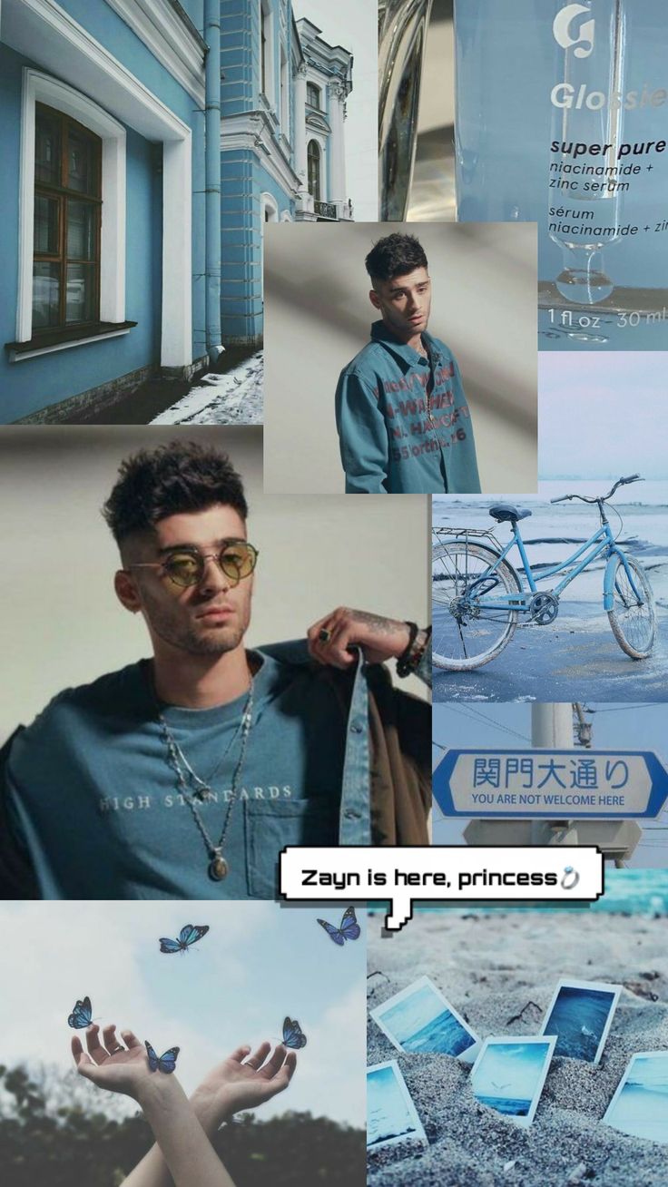 Zayn malik blue aesthetic wallpaperð zayn malik photos zayn malik pics zayn malik video