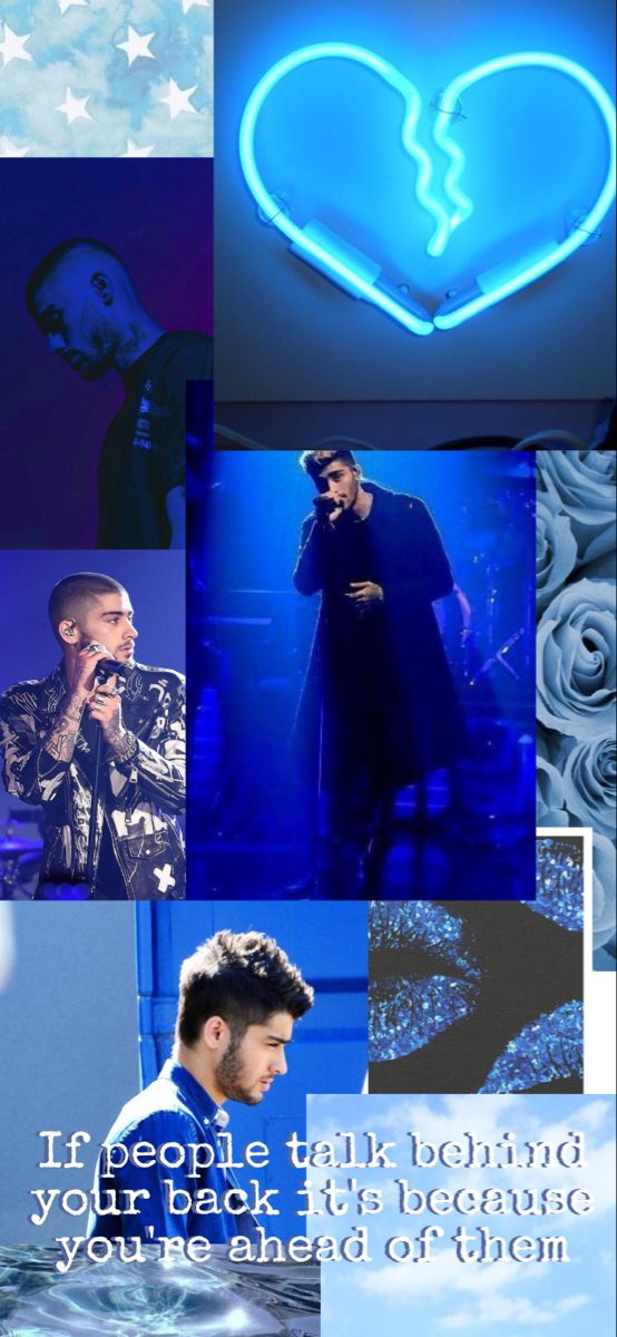 Blue zayn malik collage wallpaper one direction wallpaper wallpaper zayn malik