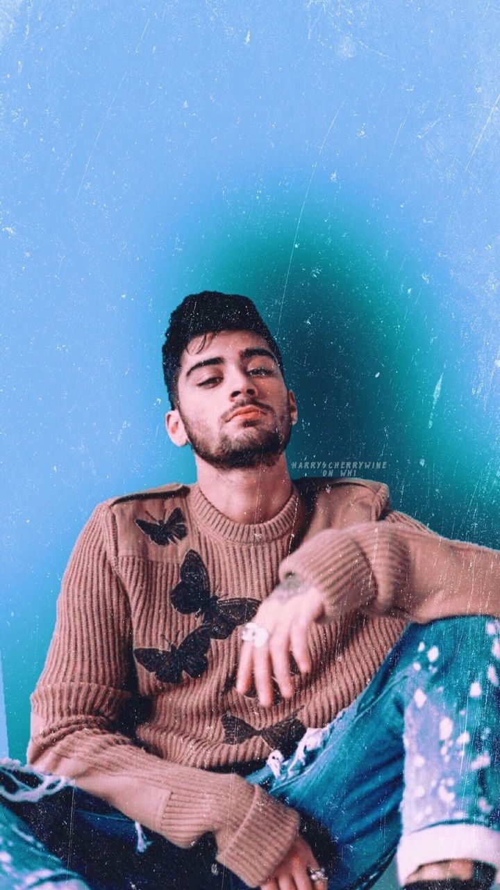 Zayn malik aesthetic blue wallpapers