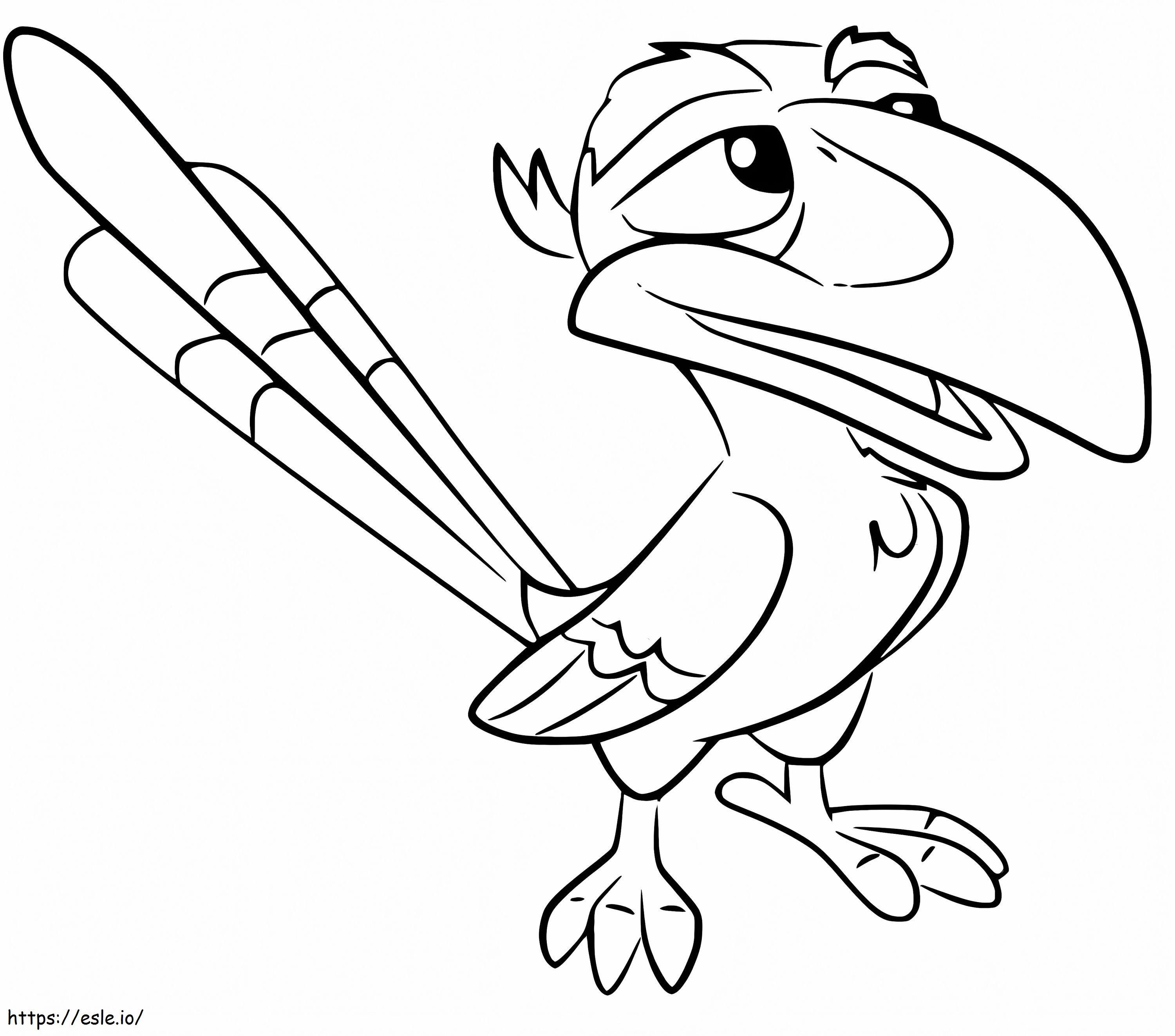 Zazu from the ln guard coloring page