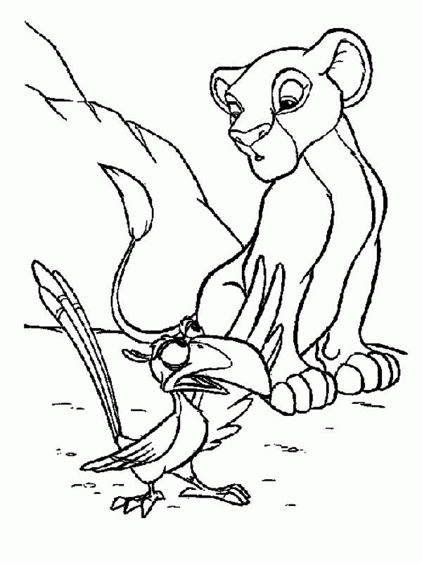 Free zazu coloring pages download free zazu coloring pages png images free cliparts on clipart library