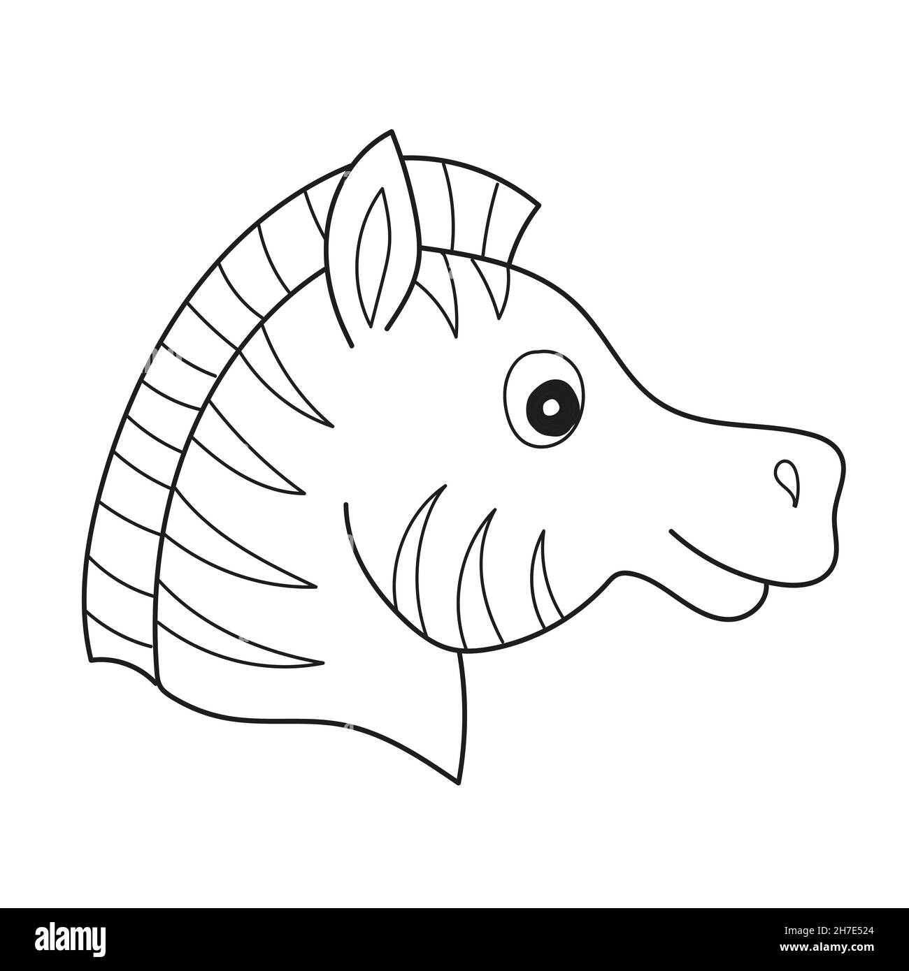 Simple coloring page coloring book for kids