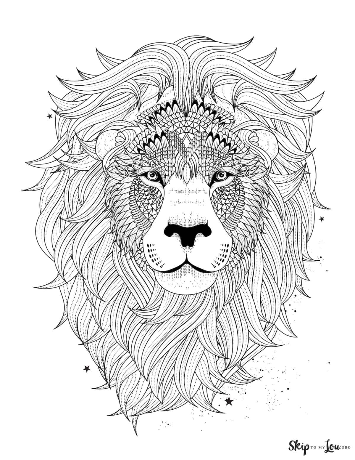 Lion coloring pages skip to my lou