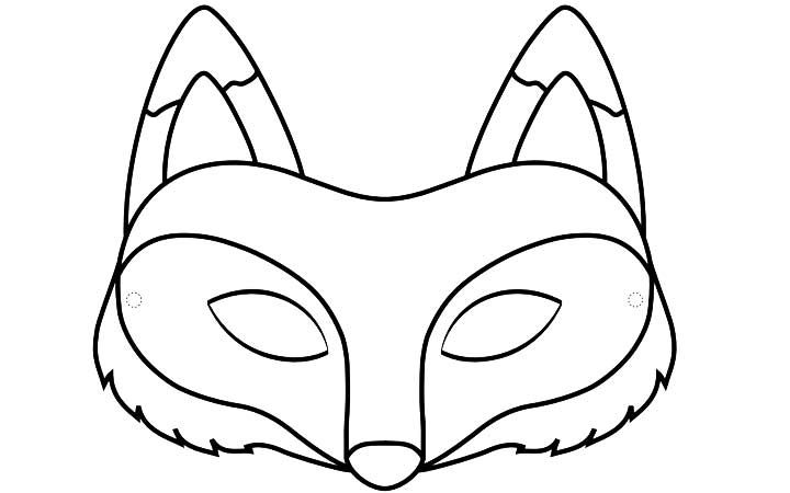 Top free printable fox coloring pages online animal mask templates printable animal masks animal masks