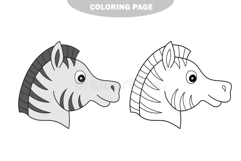 Animal coloring page maze zebra stock illustrations â animal coloring page maze zebra stock illustrations vectors clipart