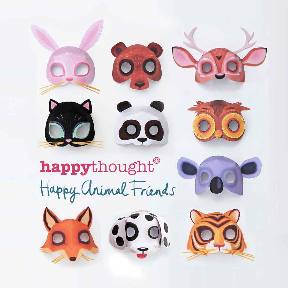 Printable animal masks diy stumes ð