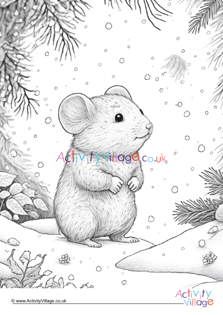 Winter mouse louring page