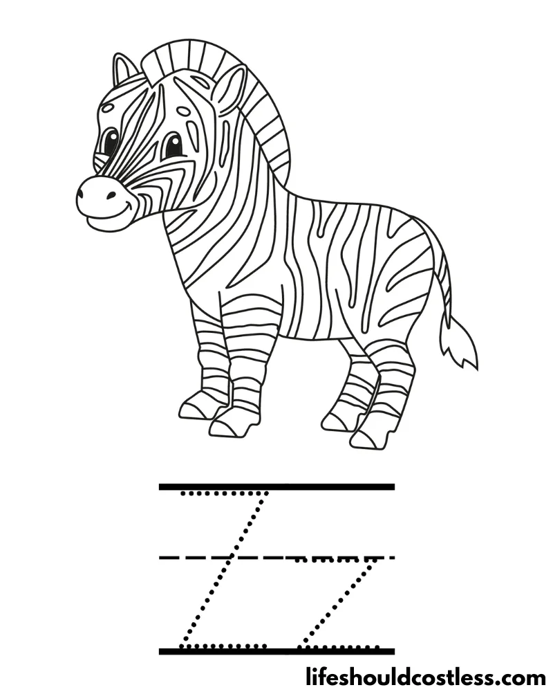 Zebra coloring pages free printable pdf templates