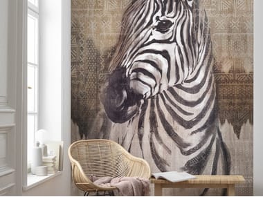 Zebra Print Fabric, Wallpaper and Home Decor