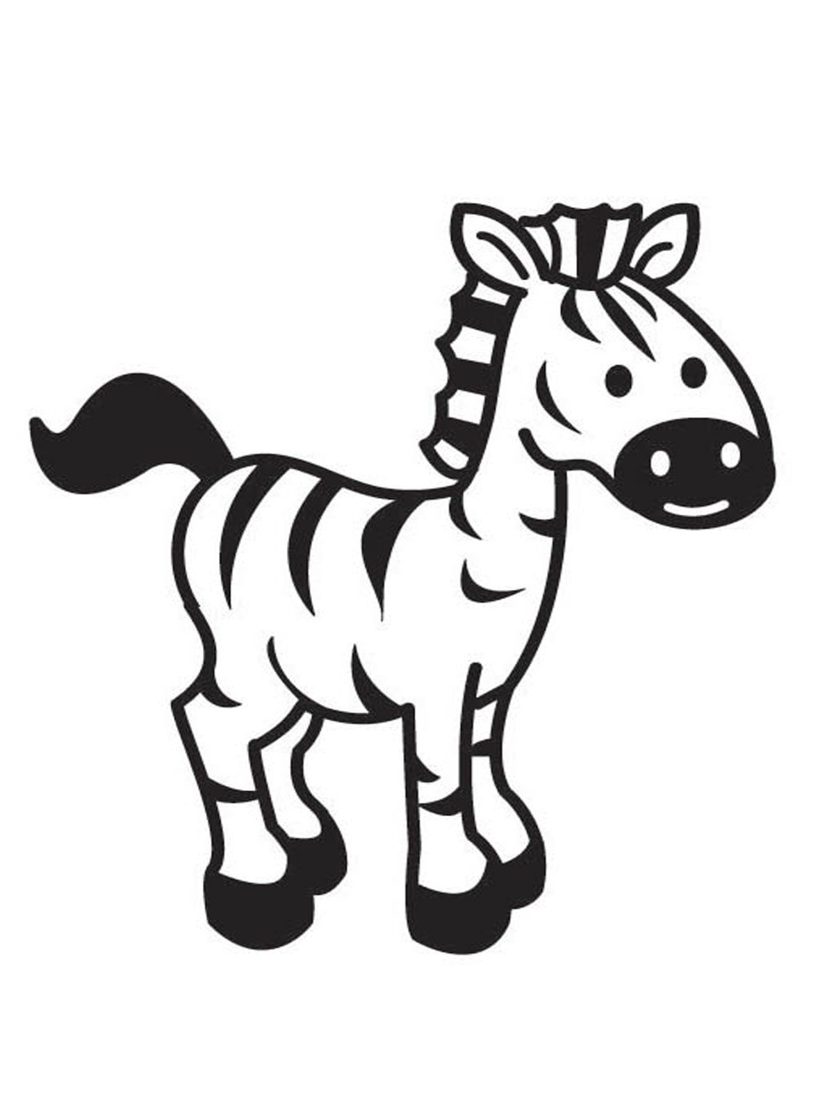 Coloring pages free printable zebra coloring pages