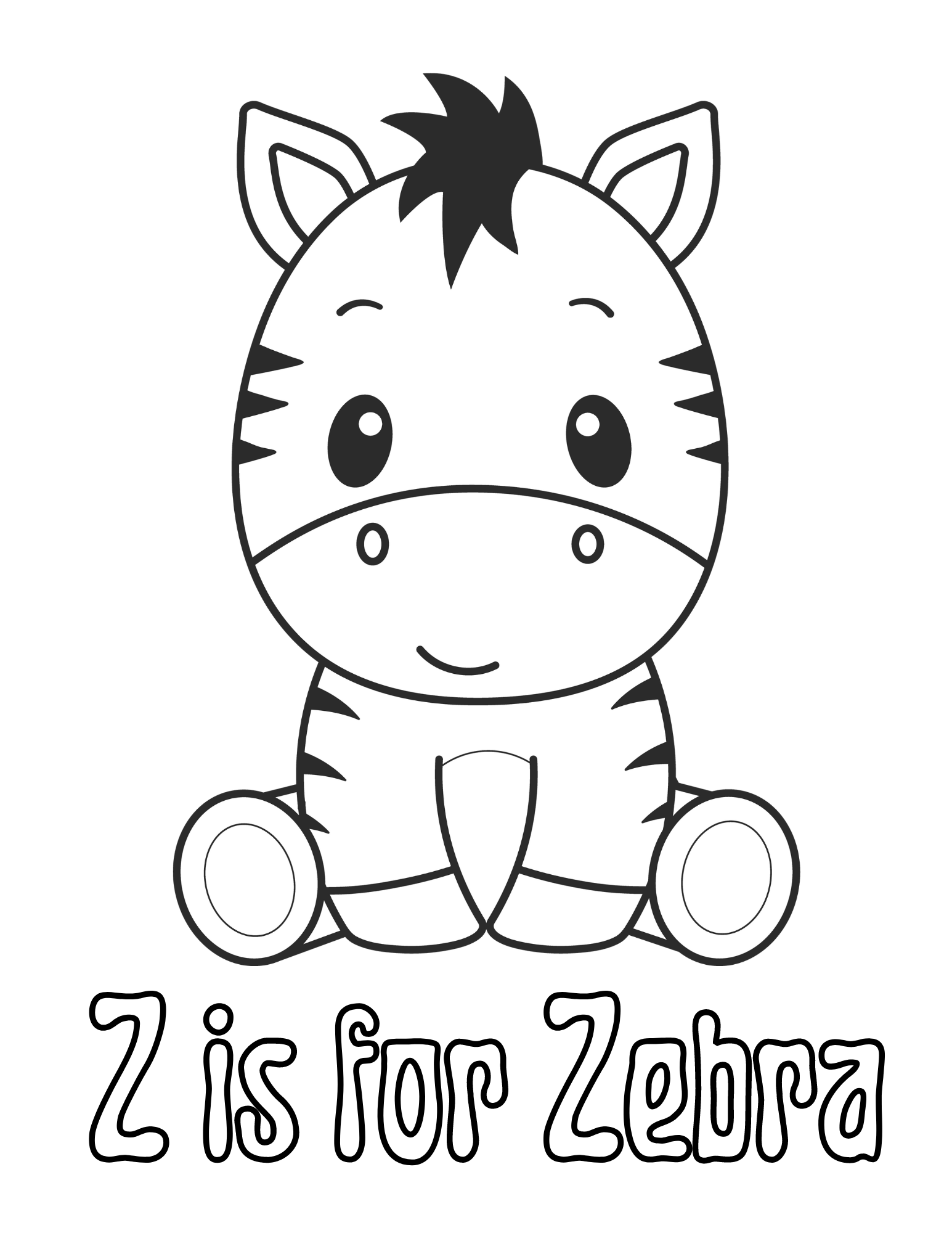 Fun zebra facts free printable zebra coloring pages
