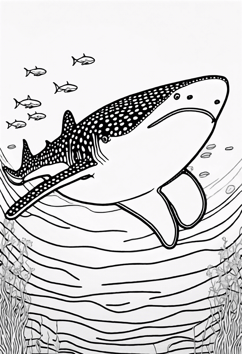 Shark coloring pages