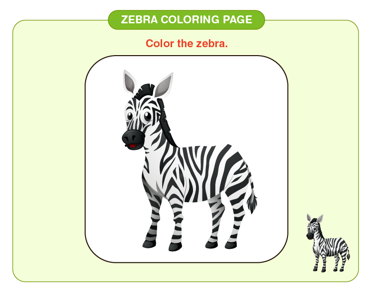 Zebra coloring pages download free printables