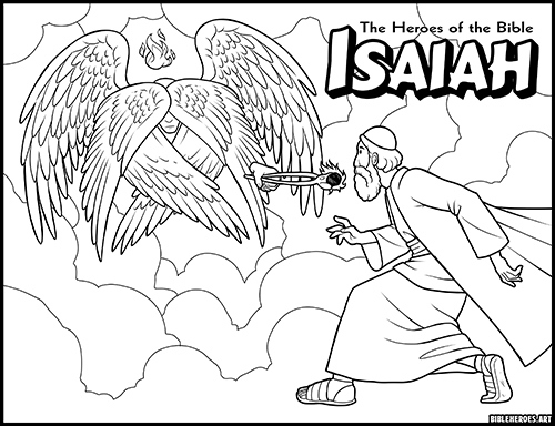 The heroes of the bible coloring pages bundle pack