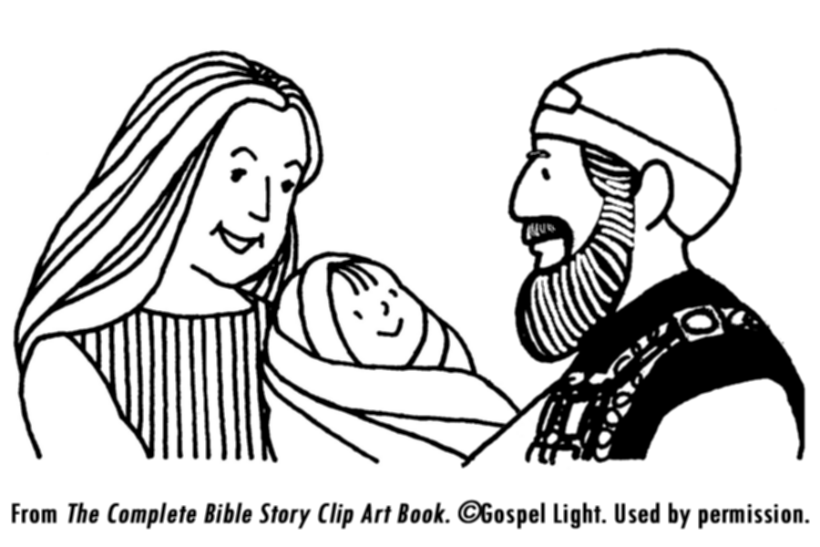 Free printable elizabeth and zechariah coloring pages bible story coloring sheets